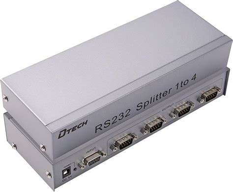 RS232 Splitter, DTECH 4 Port Serial Expansion Box 